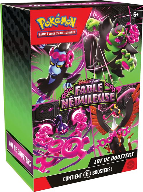 Carte à collectionner Pokémon EV65 Bundle 6 boosters État correct - Pokémon reconditionné disponible sur Fnac