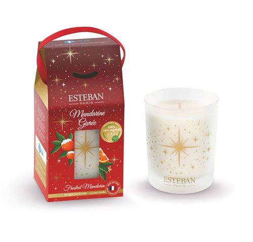 BOUGIE 180G MANDARINE GIVREE