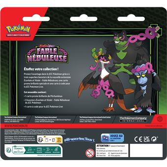 Carte Pokémon Pêchaminus ex 095/064 - EV Fable Nébuleuse à l'unité Carte Pokémon Pêchaminus ex 095/064 - EV Fable Nébuleuse à l'unité