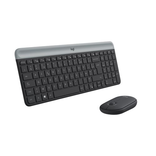 Clavier et souris sans fil Logitech MK470 Noir