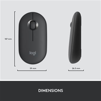 Logitech MK470 Combo Clavier Et Souris Sans Fil Ultra-Fin AZERTY Français - Noir