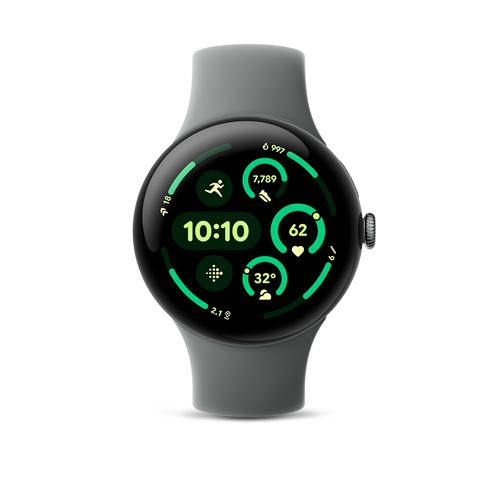 GOOGLE Montre connect&eacute;e  Pixel Watch 3 Wifi 45 mm Vert Sauge 