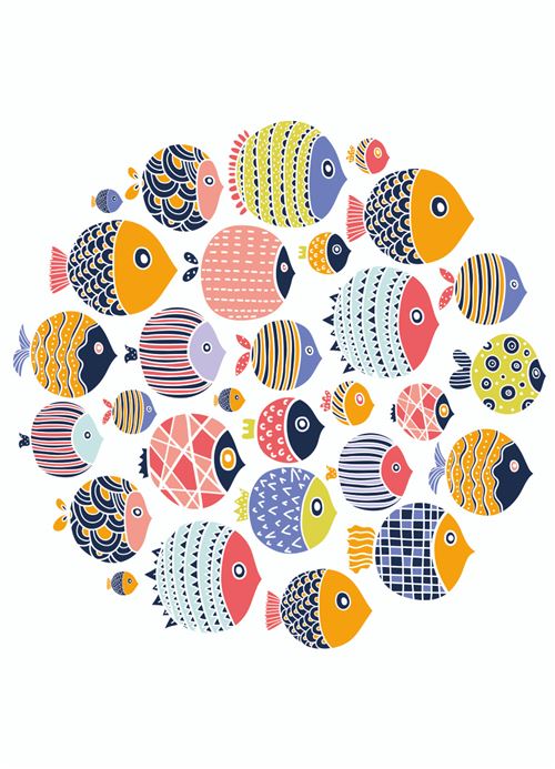 CARN A5 BANC DE POISSONS