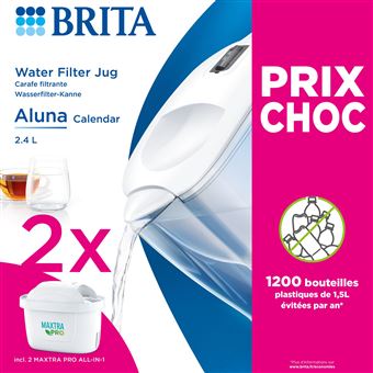 Brita Waterfilterkan Aluna Calendar 2 PC Maxtra Pro Wit - 1