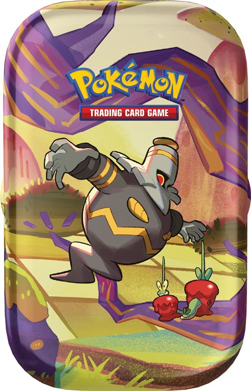 Boite de Cartes à collectionner Pokémon Mini tin Pokébox EV65 Ecarlate et Violet Fable Nébuleuse Modèle aléatoire