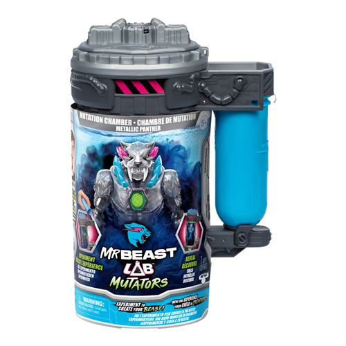 Figurine Mutators Panthère translucide chambre de mutation MR Beast LAB Réalise une expérience pour créér ta créature