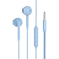 Ecouteurs avec fil Force Play KP Bouton Jack 3.5mm Bleu
