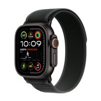 Apple Watch Ultra 2 GPS + Cellular 49 mm Boîtier en Titane Noir avec Boucle Trail Noir M/L version 2024