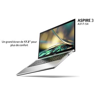 PC portable Acer Aspire 3 A317-54-58UT 17,3" Intel® Core™ i5 16 Go RAM 512 Go SSD Gris