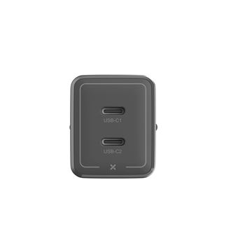 Chargeur secteur Wefix Pro GaN 45 W Double USB-C Gris