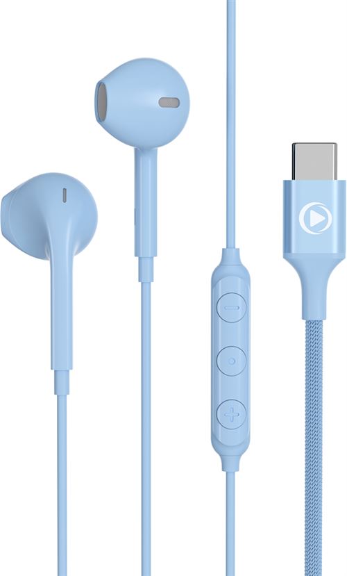 Ecouteurs avec fil Force Play KP Bouton USB C