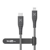 Câble renforcé Wefix Pro USB-C vers Lightning 2 m Gris