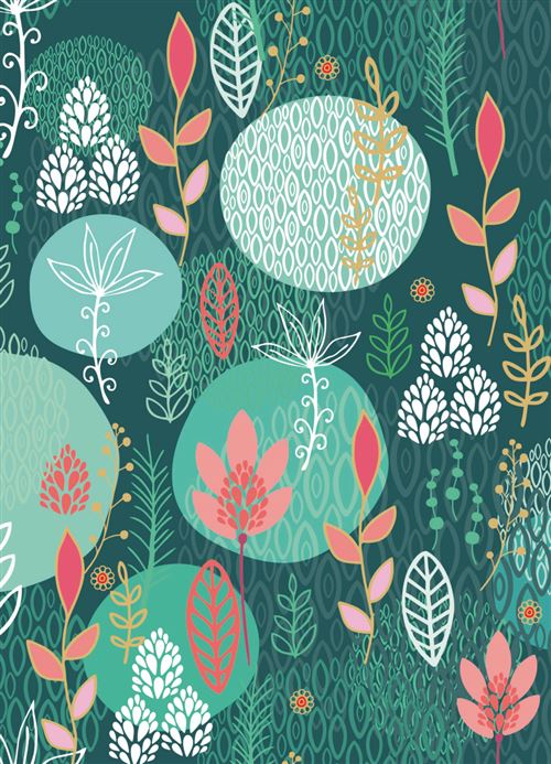CARN A5 PATTERN VEGETALE