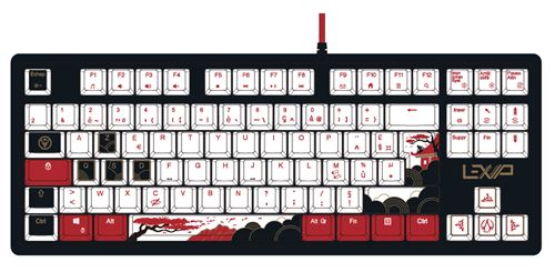 Clavier Gaming Azerty Lexip x Ubisoft Assasin's Creed Shadows