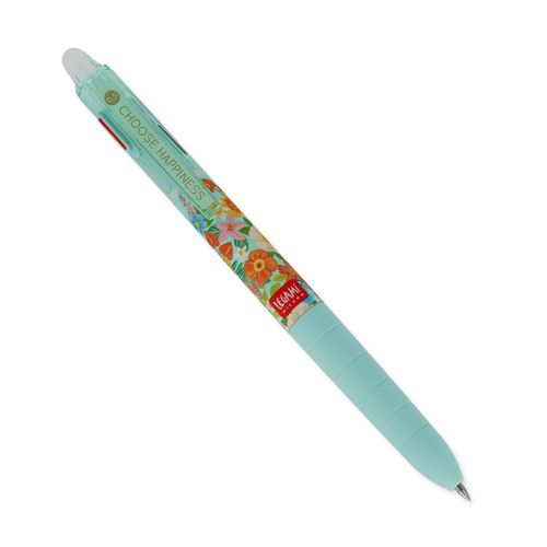 Stylo à bille 3 couleurs Legami Flower