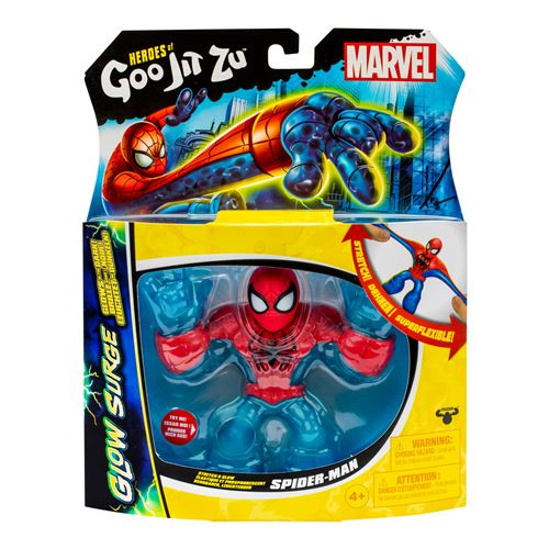 Figurine Goo Jit Zu Marvel Spider-Man Glow Surge