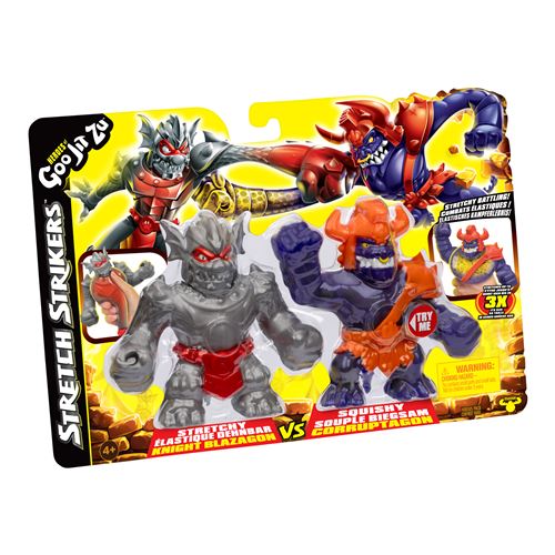 DUO DE FIGURINES 11 CM STRIKERS BLAZ VS CORR - GJZ