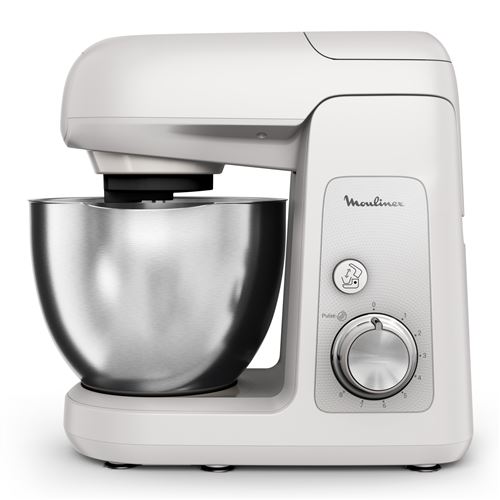 Robot Pâtissier Moulinex Bake Partner - 1100W, Bol 4.6L, Kit Accessoires Inclus !
