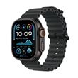 Apple Watch Ultra 2 GPS + Cellular 49 mm Boîtier en Titane Noir avec Bracelet Ocean Noir version 2024