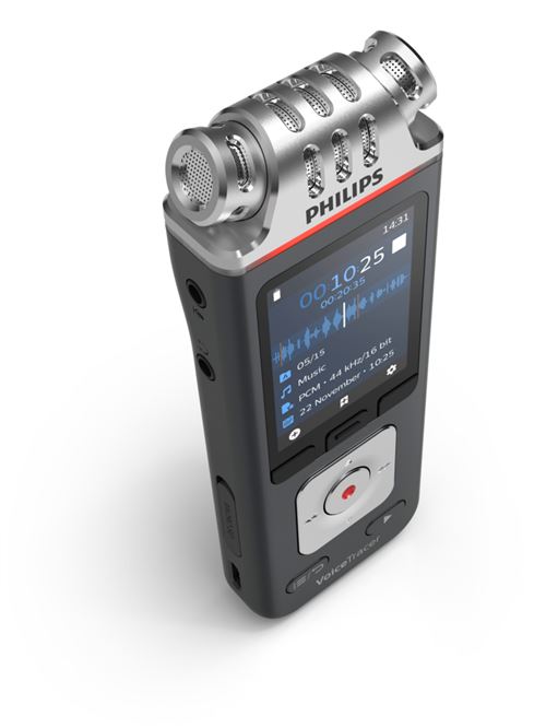 Enregistreur Audio Philips Dvt6115 Anthracite Et Chrome