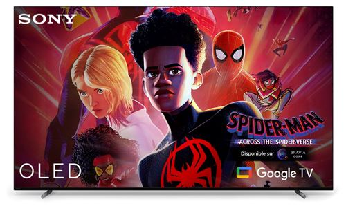 TV OLED Sony XR 55A80L Série Bravia A80L 139 cm 4K HDR Google TV Noir
