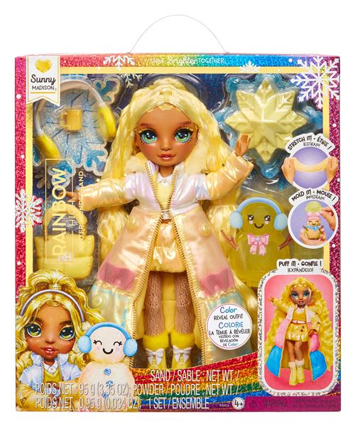 Rainbow High Winter Wonderland Doll- Yellow