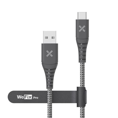 Câble renforcé Wefix Pro USB A vers USB C 1m