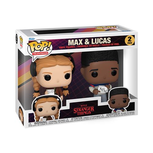Funko Pack 2 Figurines Pop Tv Stranger Things S4 Max & Lucas