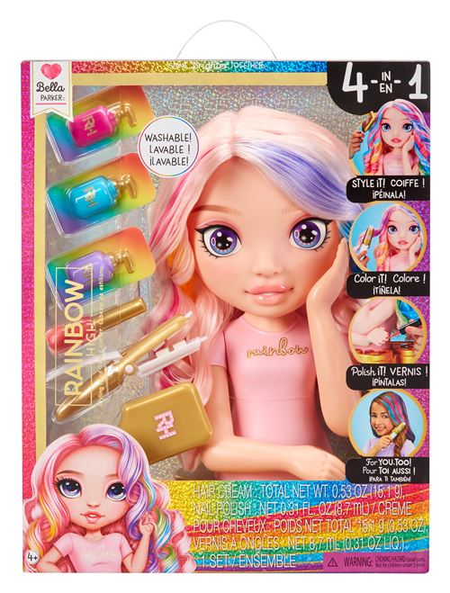 Tête à Coiffer Rainbow High 120889-EU – Bella 33 cm avec Produits de Coiffure - vue 2