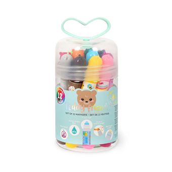 Set de 12 feutres Legami Teddy - 1