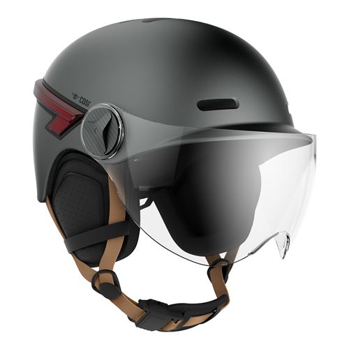 Casque vélo et trottinette avec LED Casr Glow Anthracite mat M