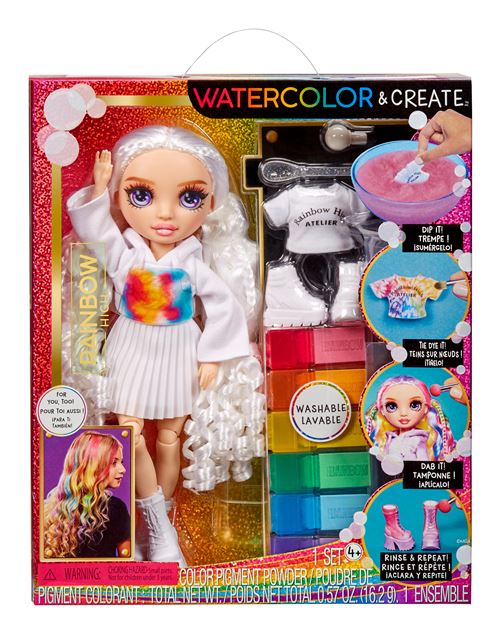 Acheter Poupée Rainbow High Water Color & Create État correct - 23,99 € Poupée Rainbow High Water Color & Create État correct - Rainbow High reconditionné disponible sur Fnac
