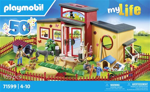 Plmb Playmobil My Life 71599 Pension Des Animaux