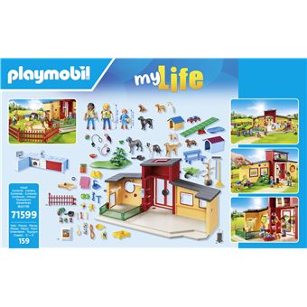 PLAYMOBIL 71599 Pension des animaux avec soigneurs promo et prix