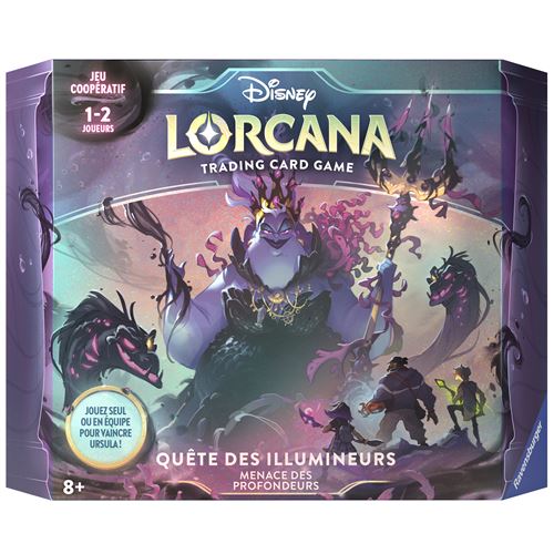 Cartes à collectionner Ravensburger Disney Lorcana TCG Coffret Quête des Illumineurs Menace des Profondeurs  - N/A reconditionné disponible sur Fnac