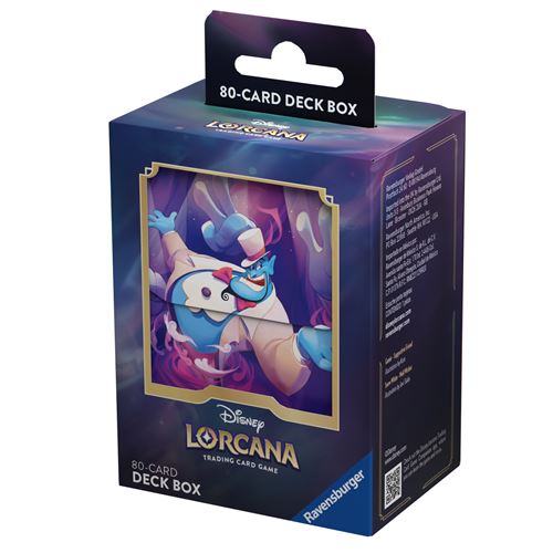 Ravensburger Disney Lorcana TCG Le retour d''Ursula Jeu de Cartes a Collectionner JCC Boîte de rangement Deckbox Genie des 8 ans