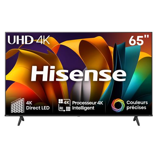 TV LED Hisense 65A6N 164 cm 4K UHD 2024 Gris foncé