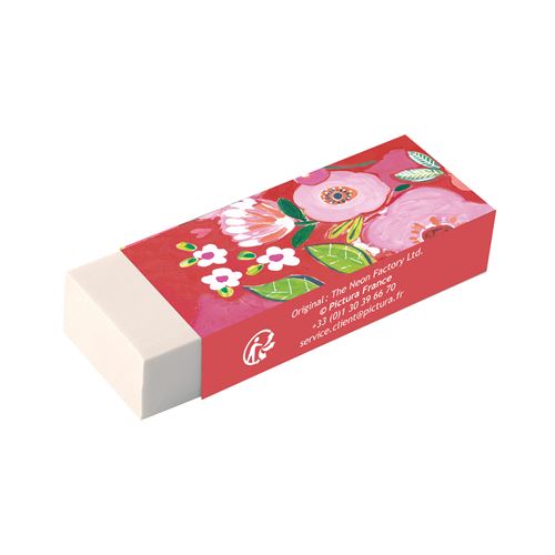 GOMME BLANCHE DECOREE NEON FACTORY - FLORAL ROSE