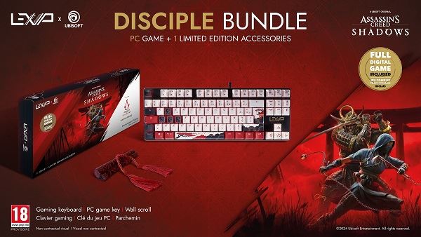Clavier Gaming Azerty Lexip Disciple Assasin's Creed Shadows + Jeu PC ...