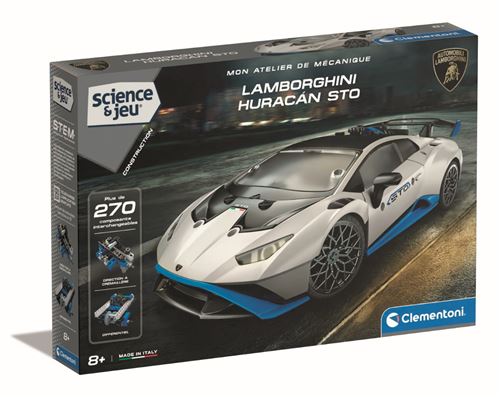 Jeu de sciences et d'expérience Clementoni Mon atelier de mécanique Lamborghini Huracan Sto