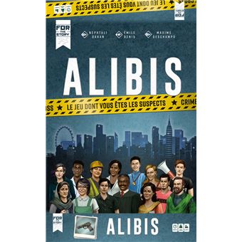 Jeu d’ambiance Respell Alibis Le jeu dont vous êtes les suspects