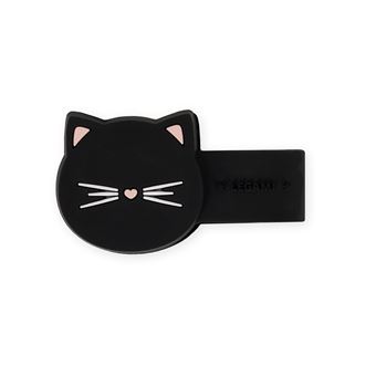 Clip magnétique Legami Kitty Noir et Rose - 1