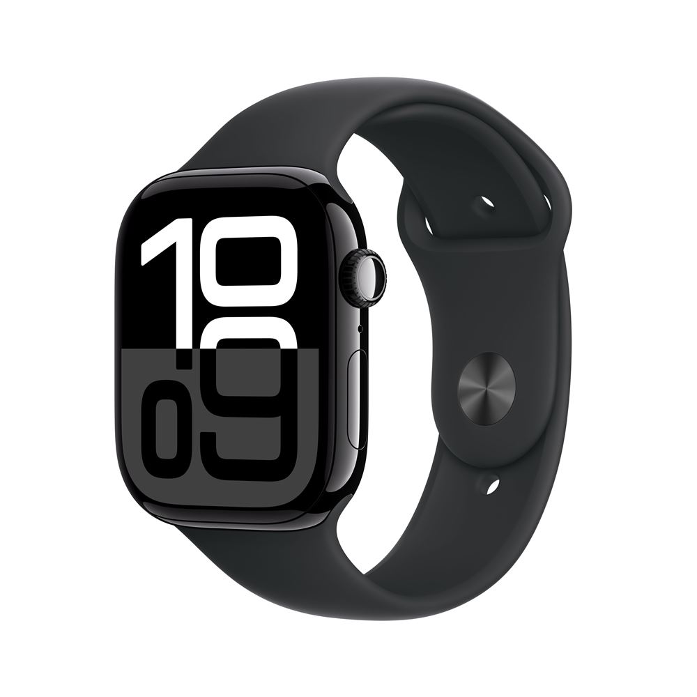 Apple Watch Series 10 GPS 46mm Boîtier en Aluminium Noir de Jais