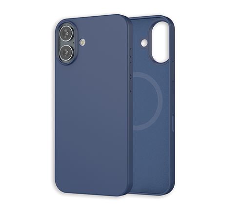 WeFix - Coque Silicone MagSafe iPhone 16 Plus - Bleu