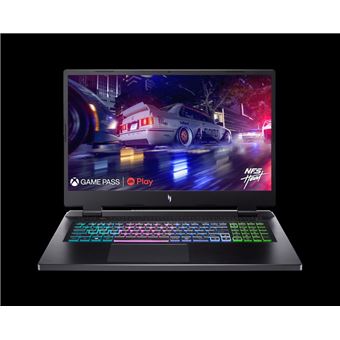 PC Portable Gaming Acer Nitro 17 AN17-41-R2KL 17,3" Full HD 165Hz AMD Ryzen 5 16 Go RAM 512 Go SSD NVidia GeForce RTX 4050 TGP 95W Noir - 1