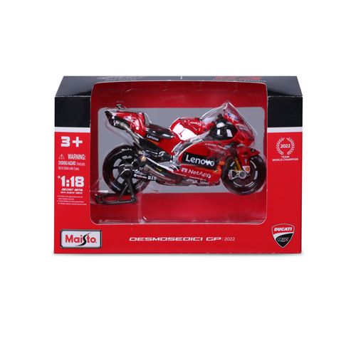 1/18 MOTO GP RACING - Ducati Lenovo 2022 #63 Bagnaia - NOUVEAUTE 2024