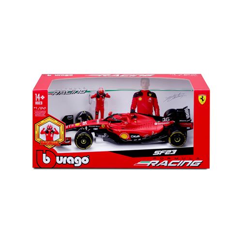 1/24 FERRARI RACING F1 AVEC PILOTE LECLERC - NOUVEAUTE 2024
