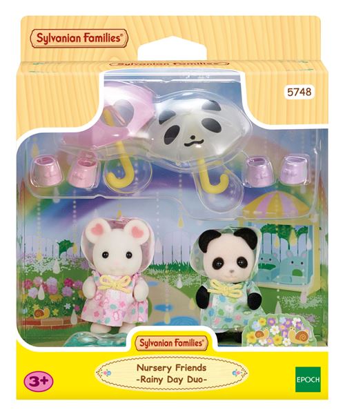 5748 Sylvanian Families - Le duo de bebes en habits de pluie