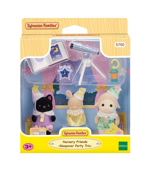 5750 Sylvanian Families Le trio des bebes pyjama party