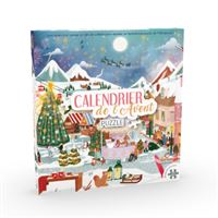 Calendrier De L'Avent Puzzle 1008 Pièces - 24 Boîtes Jour Par Jour - Thème Cheminée De Noël - Pour Enfants Et Adultes